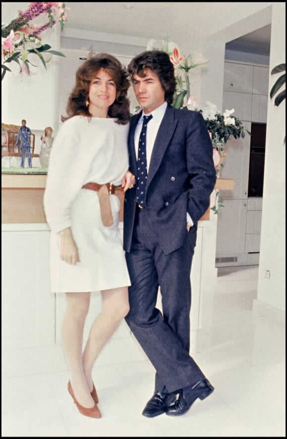 Daniel Guichard avec  sa femme Michèle en 1983.