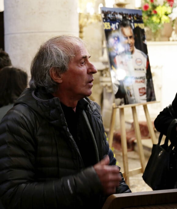 Jacques Laffite - Obsèques de Jean-Pierre Beltoise à Saint-Vrain. Le 12 janvier 2015