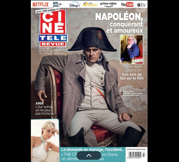 Retrouvez l'interview de Michèle Laroque dans le magazine Ciné Télé Revue, n° 204 du 23 novembre 2023.