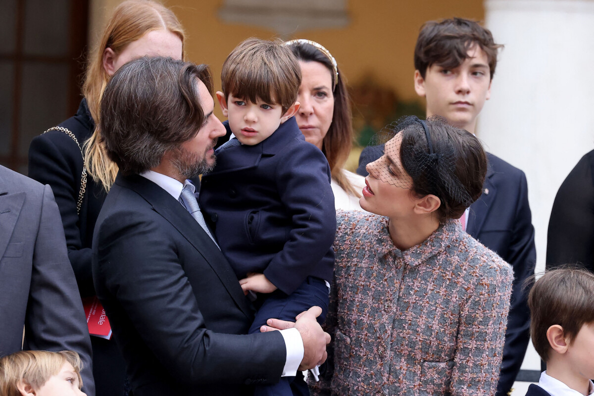 Photo : Dimitri Rassam, Charlotte Casiraghi et leur fils Balthazar ...