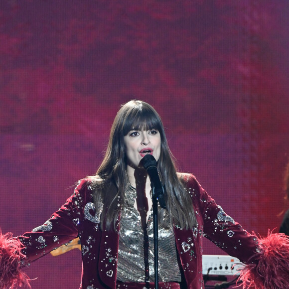 Clara Luciani lors de la 38ème cérémonie des Victoires de la musique à la Seine musicale de Boulogne-Billancourt, France, le 10 février 2023. © Coadic Guirec/Bestimage 