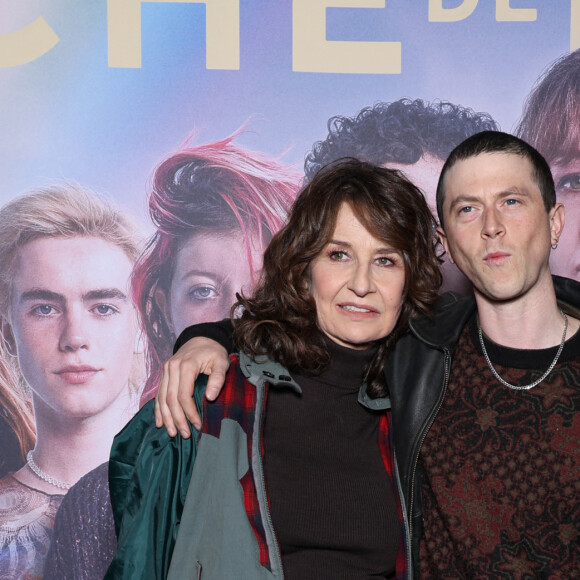 Valérie Lemercier et Finnegan Oldfield - Avant-première du film "L'arche de Noé" à l'UGC Bercy à Paris le 20 novembre 2023. © Denis Guignebourg/BestImage 