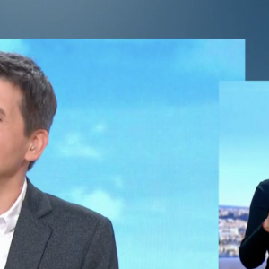 Thomas Sotto recadré par son invité dans "Télématin" sur France 2