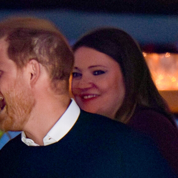 Le prince Harry et Meghan Markle assistent au match de hockey des Canucks de Vancouver, Colombie-Britannique, Canada, le 20 novembre 2023.