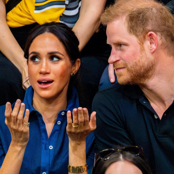 Décidément, la duchesse entretient des rapports compliqués avec de nombreux membres de sa famille.
Prince Harry - Prince Harry et Meghan Markle, Jour 6 des Invictus Games.