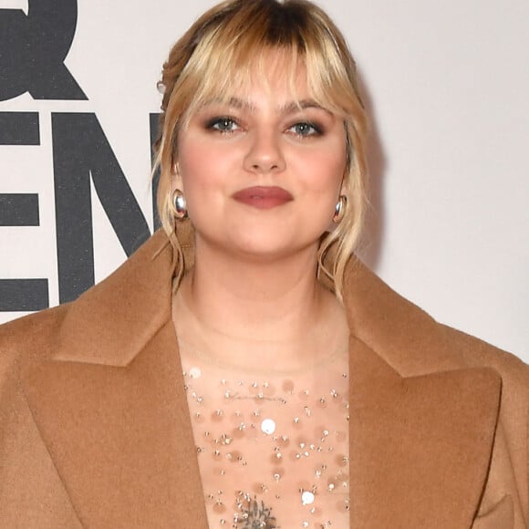Louane a porté un total look Miu-Miu avec un manteau en laine beige et une robe brassière scintillante.
Louane Emera - Photocall de la soirée GQ Men of the Year Awards 2023 à l'hôtel Shangri-La à Paris le 30 novembre 2023. © Veeren/Bestimage 