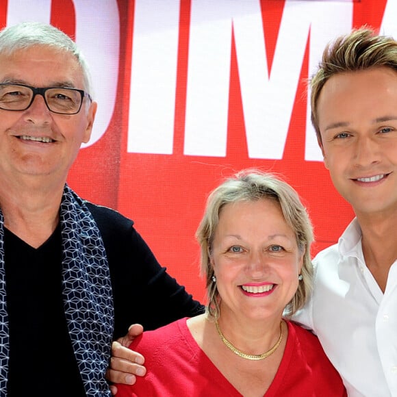 Exclusif - Cyril Féraud et ses parents - Enregistrement de l'émission vivement dimanche au studio gabriel le 8 octobre 2018. Diffusion le 14 octobre 2018 sur france 2 . © Guillaume Gaffiot / Bestimage 