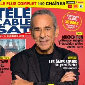 Couverture du magazine "Télé Cable Sat" du lundi 4 décembre 2023