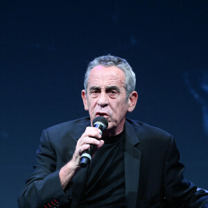 Alors que Paris Première s'apprête à redonner vie à "93 Faubourg Saint Honoré" transformée en "214 rue de Rivoli" pour les 20 ans du programme
Exclusif - Thierry Ardisson a donné une conférence vendredi 28 janvier dans le cadre du PIDS Enghien (Pids Enghien - Le festival des effets spéciaux) à propos de sa nouvelle émission " Hôtel du temps ". Enghien le 28 janvier 2022. © Guirec Coadic / Bestimage