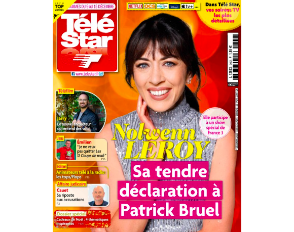 Couverture du magazine "Télé Star" du lundi 4 décembre 2023