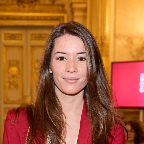 Exclusif - Émilie Broussouloux - Cérémonie des Trophées du MédiaClub'Elles dans les salons de l'Hôtel de Lassay à Paris le 9 février 2023. Cette soirée récompense les femmes et les hommes ayant oeuvré pour une meilleure représentation des femmes dans les médias. © Cyril Moreau/Bestimage