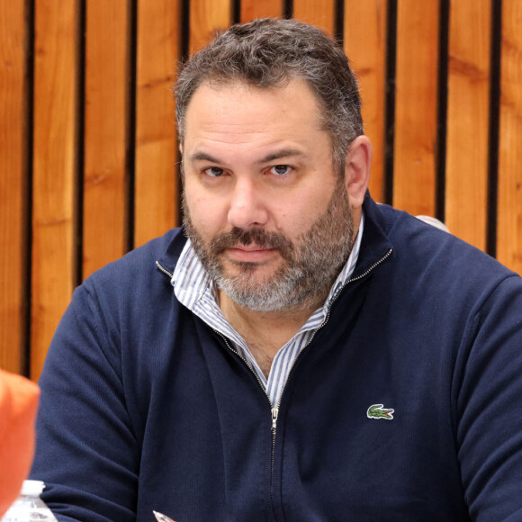 Un départ précipité qui a fait grincer des dents dans les couloirs de la chaîne d'info en continu...
Bruce Toussaint - 41ème Foire du Livre de Brive à La Halle Brassens le 12 novembre 2023. © Jean-Marc Lhomer/Bestimage