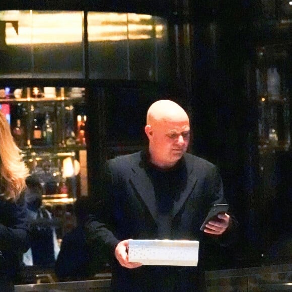 Exclusif - Andre Agassi et sa femme Steffi Graff à la sortie de la brasserie "Bardot" à Las Vegas, le 27 avril 2022.