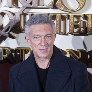 Martin Bourboulon, Vincent Cassel, Dimitri Rassam - Première du film "Les Trois Mousquetaires : D'Artagnan" à Madrid. Le 12 avril 2023.