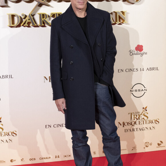 Vincent Cassel - Première du film "Les Trois Mousquetaires : D'Artagnan" à Madrid. Le 12 avril 2023.