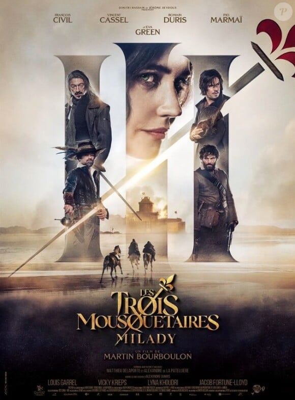 Challenge relevé haut la main pour Dimitri Rassam qui attend avec impatience la sortie du second opus centré sur Milady le 13 décembre 2023.
Affiche du film "Les trois mousquetaires : Milady".