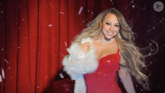 Mariah Carey pose pour la campagne de lingerie Victoria's Secret 