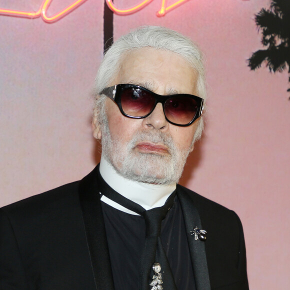 Karl Lagerfeld - Cocktail pour le lancement de la collection capsule de Kaia Gerber avec Karl Lagerfeld "Karl Lagerfeld x Kaia" à la boutique Karl Lagerfeld dans le 7ème arrondissement à Paris, le 2 octobre 2018. © Denis Guignebourg/Bestimage 