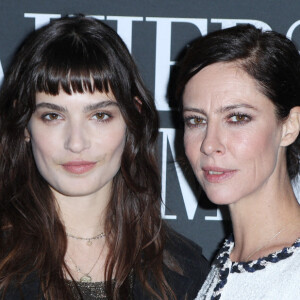 Alma Jodorowsky et Anna Mouglalis - Prix Bazin-Cahiers du Cinéma à La Coupole de Paris. Le 14 décembre 2023. @ Jerome Dominé/ABACAPRESS.COM