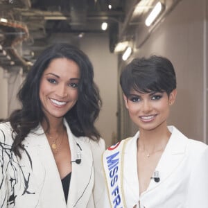 Exclusif - Cindy Fabre, Eve Gilles (Miss France 2024) - Backstage de l'émission TPMP (Touche Pas à Mon Poste) présentée en direct par C.Hanouna et diffusée sur C8 le 19 décembre 2023. © © Jack Tribeca / Bestimage