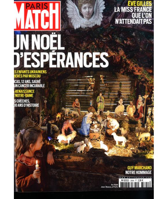 Magazine "Paris Match", en kiosques le 21 décembre