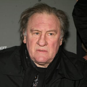 Gérard Depardieu - Salon du livre à la porte de Versailles à Paris le 18 mars 2018.