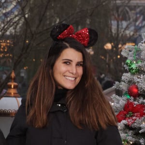 Karine Ferri - Les célébrités fêtent Noël à Disneyland Paris en novembre 2021.© Disney via Bestimage