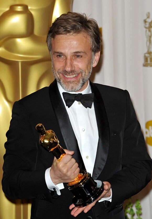 Christoph Waltz reçoit l'Oscar du meilleur acteur dans un second rôle, le 7 mars 2010 !