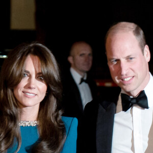 Le prince et la princesse de Galles arrivent au au Royal Albert Hall le 30 novembre 2023.