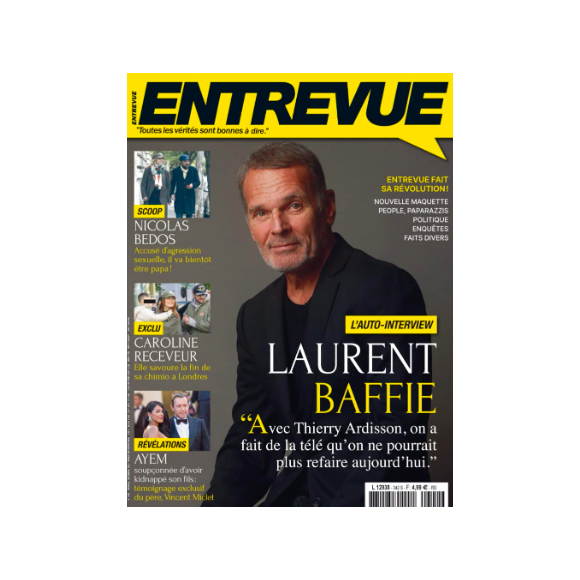 Couverture du magazine "Entrevue" du dimanche 3 décembre 2023