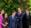 Il était en Australie puis en Nouvelle-Zélande, loin de sa famille pour Noël.
Le prince Felix de Danemark, La princesse Athena de Danemark, La princesse Marie de Danemark, Le prince Henrik de Danemark, Le prince Joachim de Danemark, Le prince Nikolai de Danemark - Confirmation du prince Henrik de Danemark en l'Eglise danoise à Paris, le 18 mai 2023. 