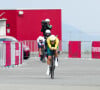 Rohan Dennis est un ancien coureur cycliste australien professionnel
Le Slovène P. Roglic remporte l'épreuve du contre-la-montre aux jeux olympiques Tokyo, à Shizuoka. © Aflo / JO Tokyo / Panoramic / Bestimage 