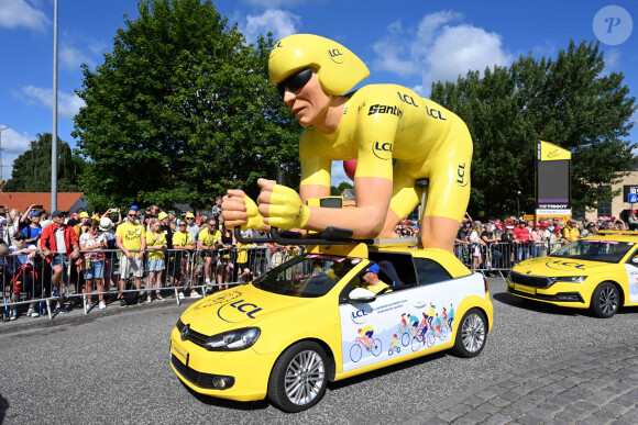 Fabio Jakobsen remporte la deuxième étape du Tour de France et Wout van Aert décroche le maillot jaune.à Nyborg (Danemark). Le 2 juillet 2022. © Photo News / Panoramic / Bestimage 