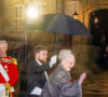 La reine, qui abdiquera en janvier, était également présente avec une robe impressionnante.
Margrethe de Danemark - La famille royale de Danemark se rend au dîner annuel du Nouvel An, un jour après que la reine Margrethe régnant a abdiqué à Amalienborg, Copenhague, Danemark le 1er janvier 2024.