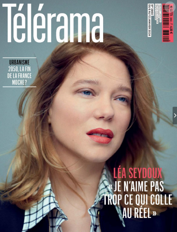 Nouvelle couverture du magazine "Télérama", paru le 3 janvier 2023