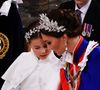 Kate Middleton a copié un détail look de sa fille Charlotte ! 
Catherine (Kate) Middleton, princesse de Galles, et La princesse Charlotte de Galles - Les invités à la cérémonie de couronnement du roi d'Angleterre à l'abbaye de Westminster de Londres, Royaume Uni. 