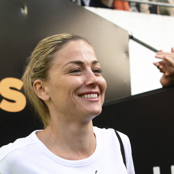 Laure Boulleau (UNICEF) - 3ème édition de la rencontre de football caritative "Match des héros" entre le "RC Lens Légendes" et "L'équipe Unicef" au stade Bollaert-Delelis à Lens le 6 juin 2023. Le tout dans le but de récolter des fonds pour l’Unicef et la fondation Racing Cœur de Lens.