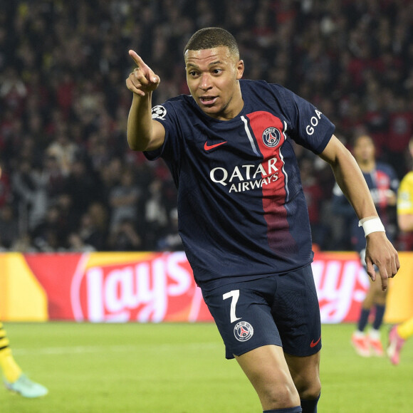 Kylian Mbappe (PSG) - Demi-finale retour de Ligue des champions entre le PSG face au Borussia Dortmund (0-1) au Parc des Princes à Paris le 7 mai 2024.  Champions League semi-final return between PSG against Borussia Dortmund (0-1) at the Parc des Princes in Paris on May 7, 2024. 
