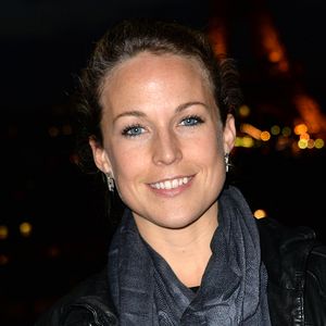 Exclusif - Aurélie Vaneck pose lors de la 24ème édition du Rallye Aïcha des Gazelles à l'UNESCO à Paris, le 4 février 2014.