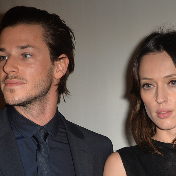 Gaspard Ulliel et sa compagne Gaëlle Pietri - La 20ème cérémonie des Prix Lumières à l'espace Pierre Cardin à Paris, le 2 février 2015. 