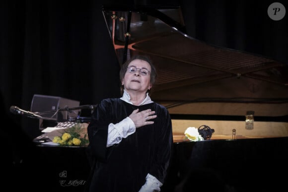 Exclusif - Marie-Paule Belle donne un concert au théâtre de Passy pour fêter ses 50 ans de carrière le 4 janvier 2024 à Paris. © Jack Tribeca / Bestimage