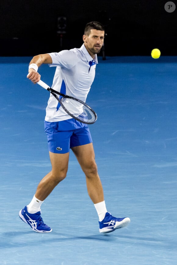 "Descends et viens me le dire en face !", lui a lancé le tennisman
 
Novak Djokovic à l'Open d'Australie. © Icon SMI/Panoramic/Bestimage