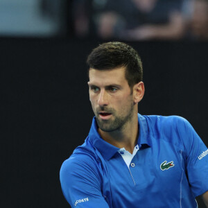 Novak Djokovic à l'Open d'Australie. (Credit Image: © Ciro De Luca/ZUMA Press Wire)