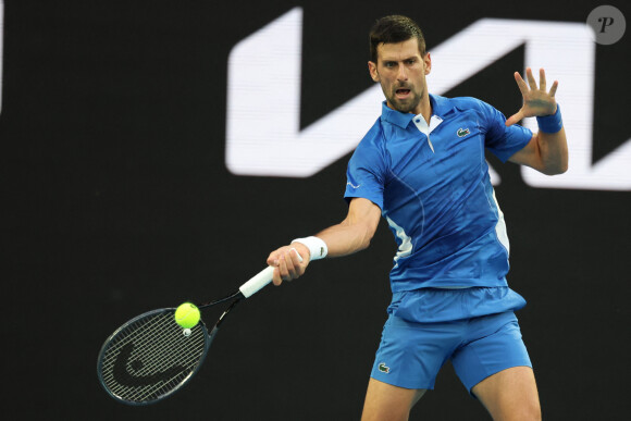 Novak Djokovic à l'Open d'Australie. (Credit Image: © Ciro De Luca/ZUMA Press Wire)