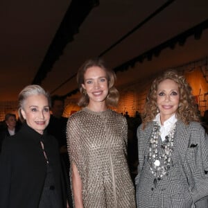 Kristin Scott Thomas, Natalia Vodianova et Marisa Berenson - Défilé de Mode Christian Dior, Collection Haute Couture Printemps/Été 2024 - Front Row, dans le cadre de la Fashion Week de Paris, France, le 22 Janvier 2024. © Bertrand Rindoff / Olivier Borde / Bestimage 