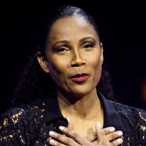 Une séquence de son émission "Face à l'info" fait l'objet d'une condamnation.
Christine Kelly - CNews - Deuxième édition du Grand Débat des Valeurs au Palais des Sports de Paris le 13 avril 2023.