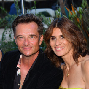 David Hallyday et sa femme Alexandra Pastor - 9ème gala étoilé Patrick Mouratoglou (coach légendaire de S. Williams) au profit de la Fondation Champ'seed à la Mouratoglou Academy afin de soutenir les jeunes espoirs du tennis mondial à Biot le 18 juin 2023. 