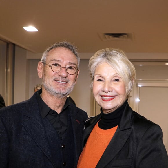 Michael Jones et Danièle Gilbert - 4e cérémonie des étoiles d'or de l'association CitéStars au Pavillon Chesnaie du Roy à Paris le 10 décembre 2023. © Cédric Perrin / Bestimage