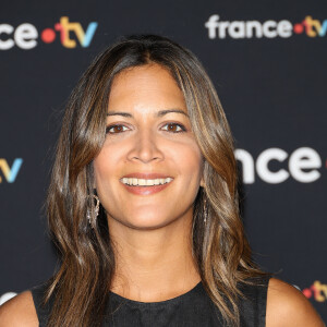 Aurélie Casse au photocall pour la conférence de presse de rentrée de France TV à la Grande Halle de la Villette à Paris, France, le 11 juillet 2023. © Coadic Guirec/Bestimage 