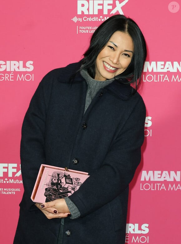 Semi-exclusif - Anggun - Première du film "Mean Girls" au Grand Rex à Paris le 8 janvier 2024. © Coadic Guirec/Bestimage